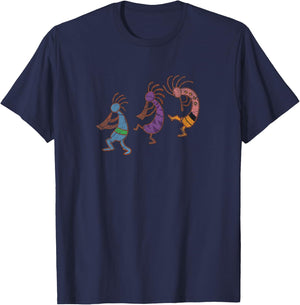 Kokopelli -Trio T-Shirt - T-Shirt | Navy
