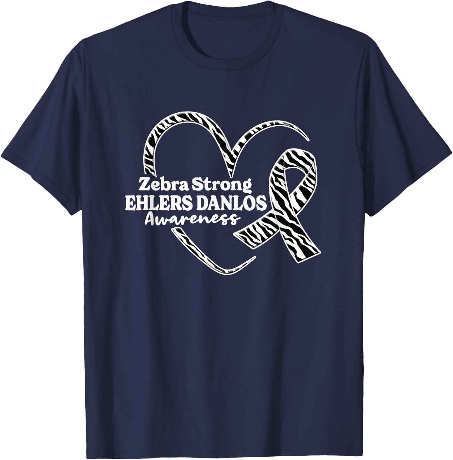 Ehlers Danlos Syndrome Shirt - Ehlers Danlos T-Shirt - T-Shirt | Navy