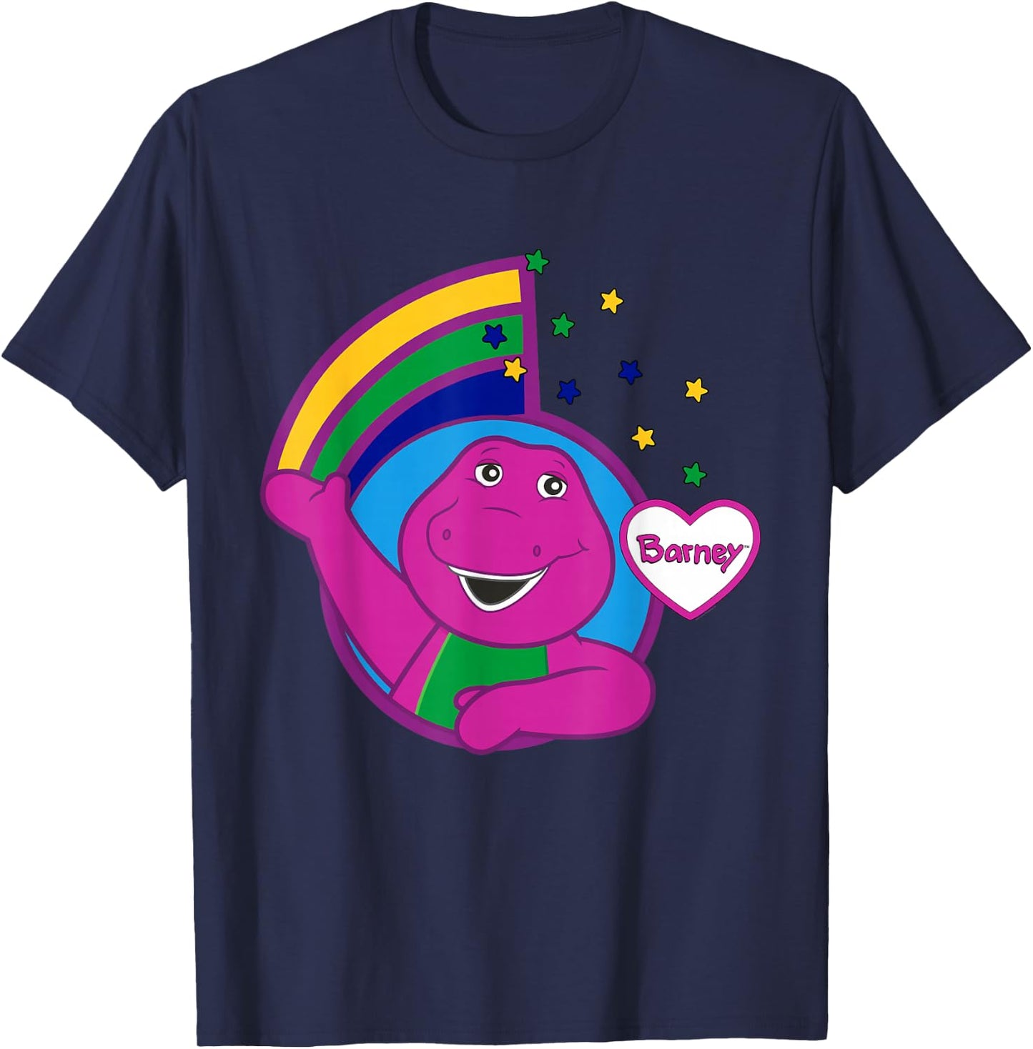 Barney - Rainbow -rific T-Shirt - T-Shirt | Navy