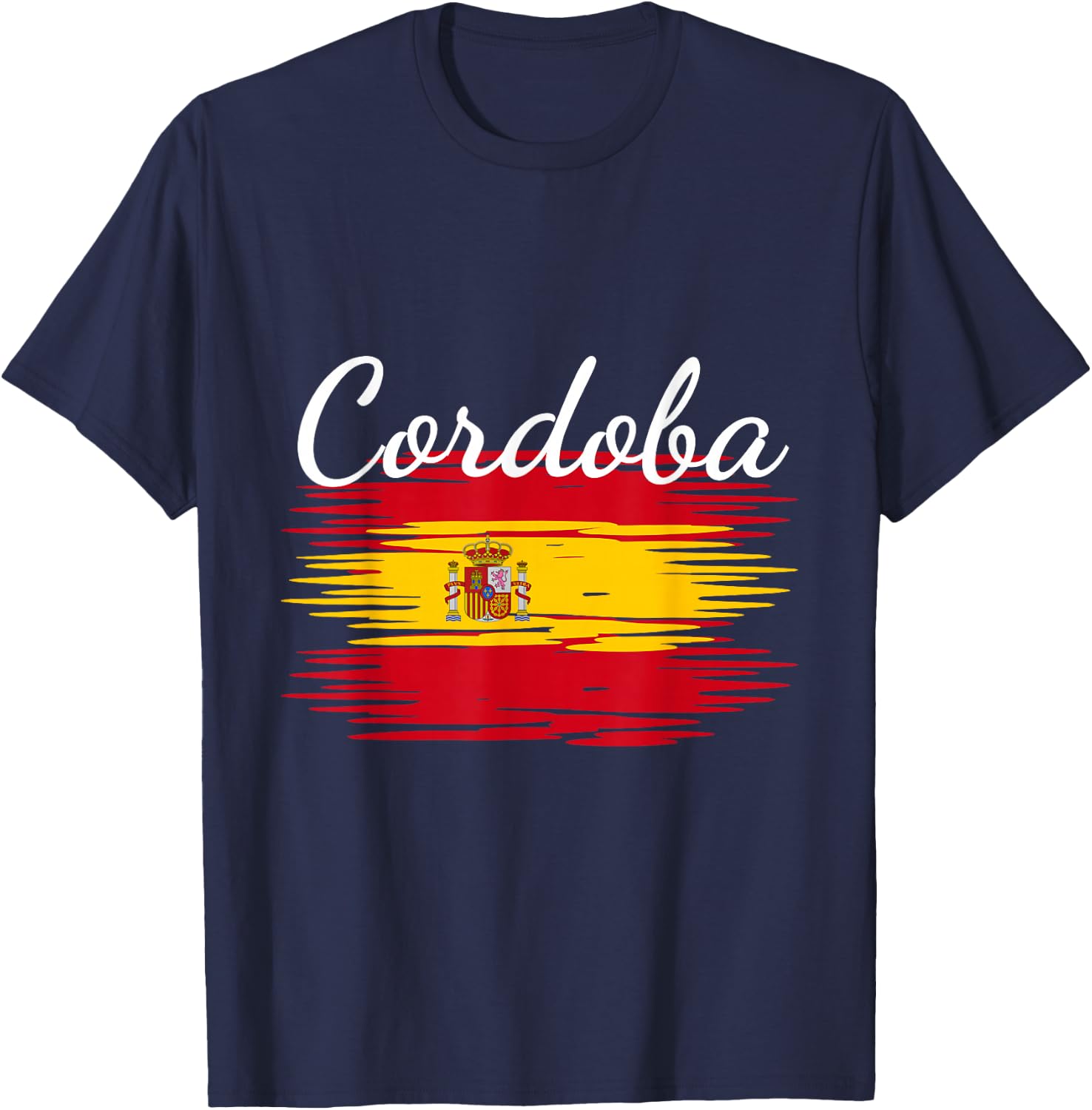 Cordoba Spain Flag Espana Espanol Matching Spanish T-Shirt - T-Shirt | Navy