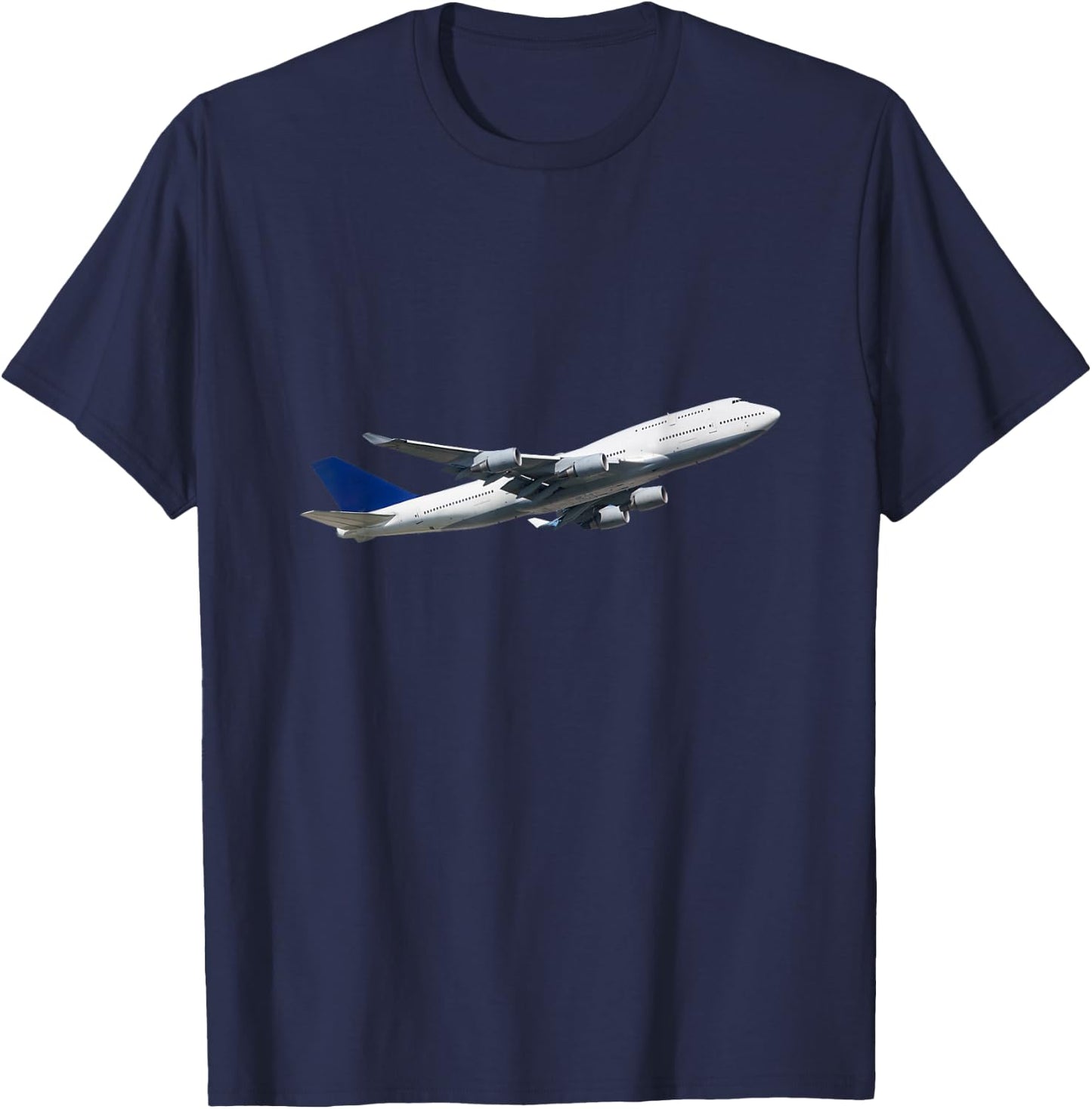 Jet Airliner 747-400 T-Shirt - T-Shirt | Navy