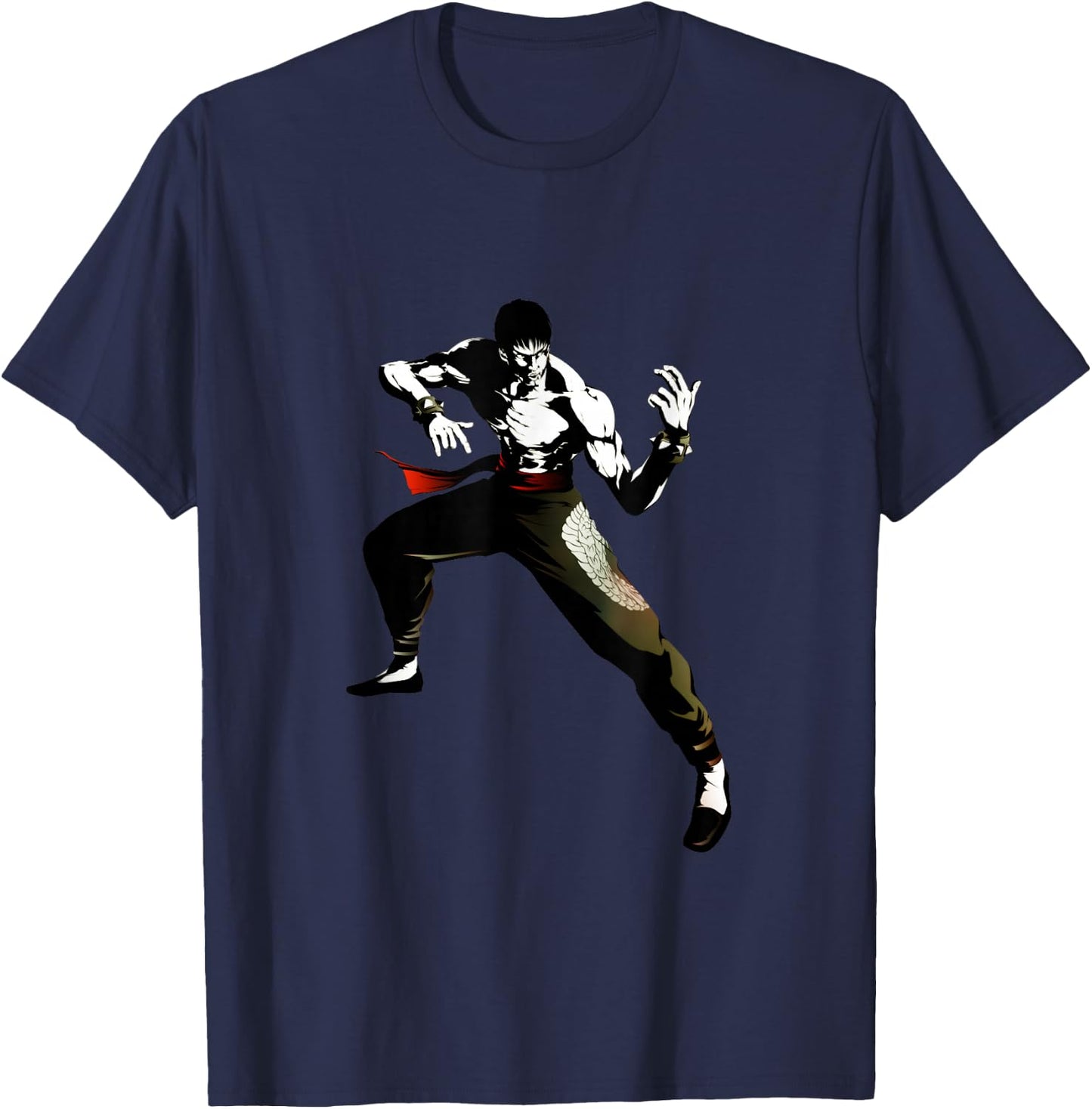 Tekken7 Law 001 T-Shirt - T-Shirt | Navy