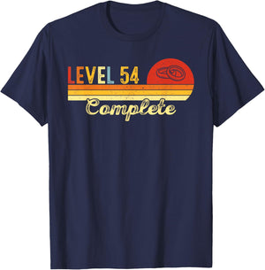 Level 54 Complete Couples Vintage 54th Wedding Anniversary T-Shirt - T-Shirt | Navy