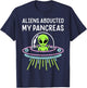 Aliens Abducted My Pancreas Type 1 Diabetes Awareness Funny T-Shirt - T-Shirt | Navy