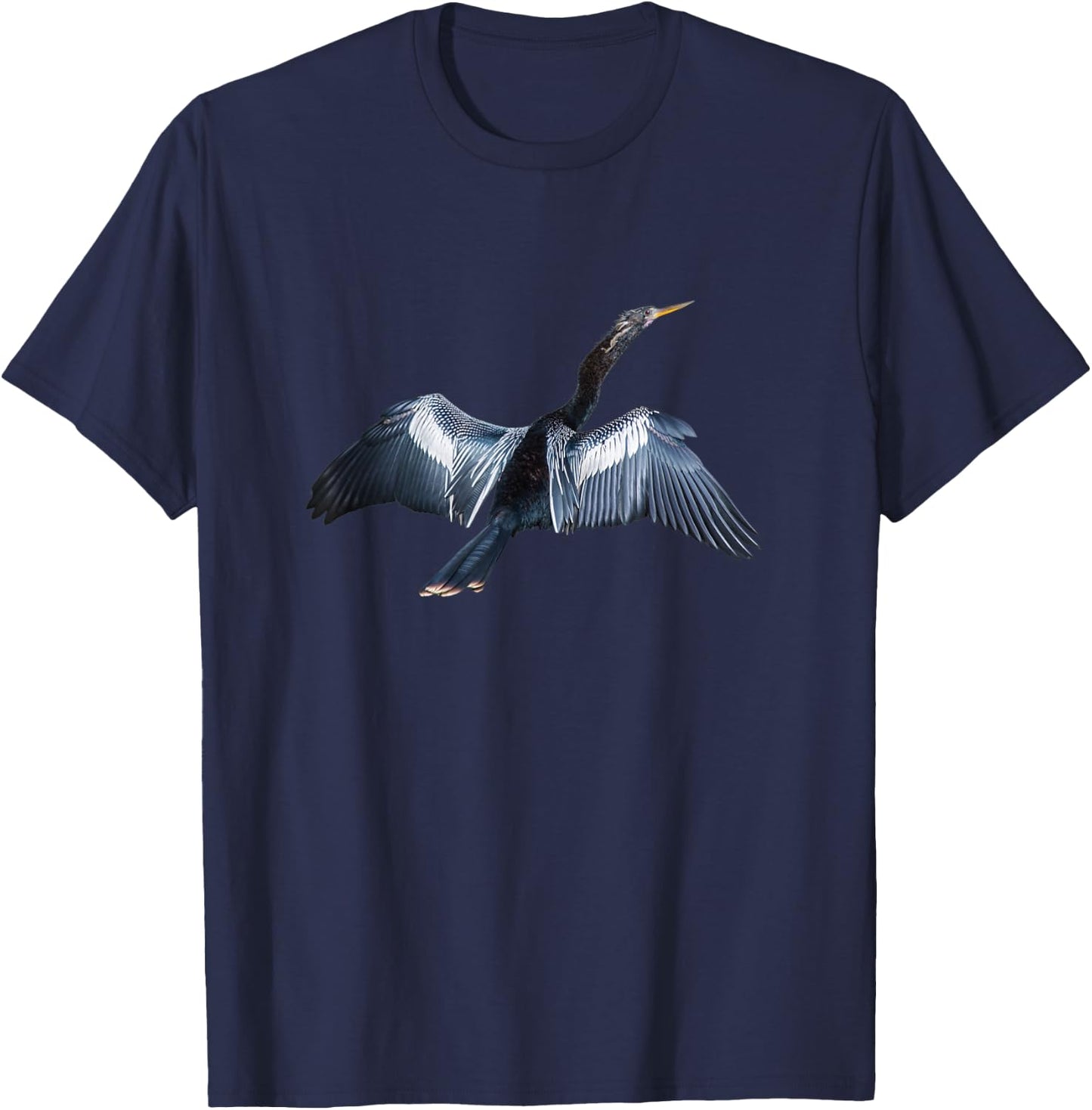 Anhinga Snake Bird Darter Bird Anhinga Cormorant T-Shirt - T-Shirt | Navy