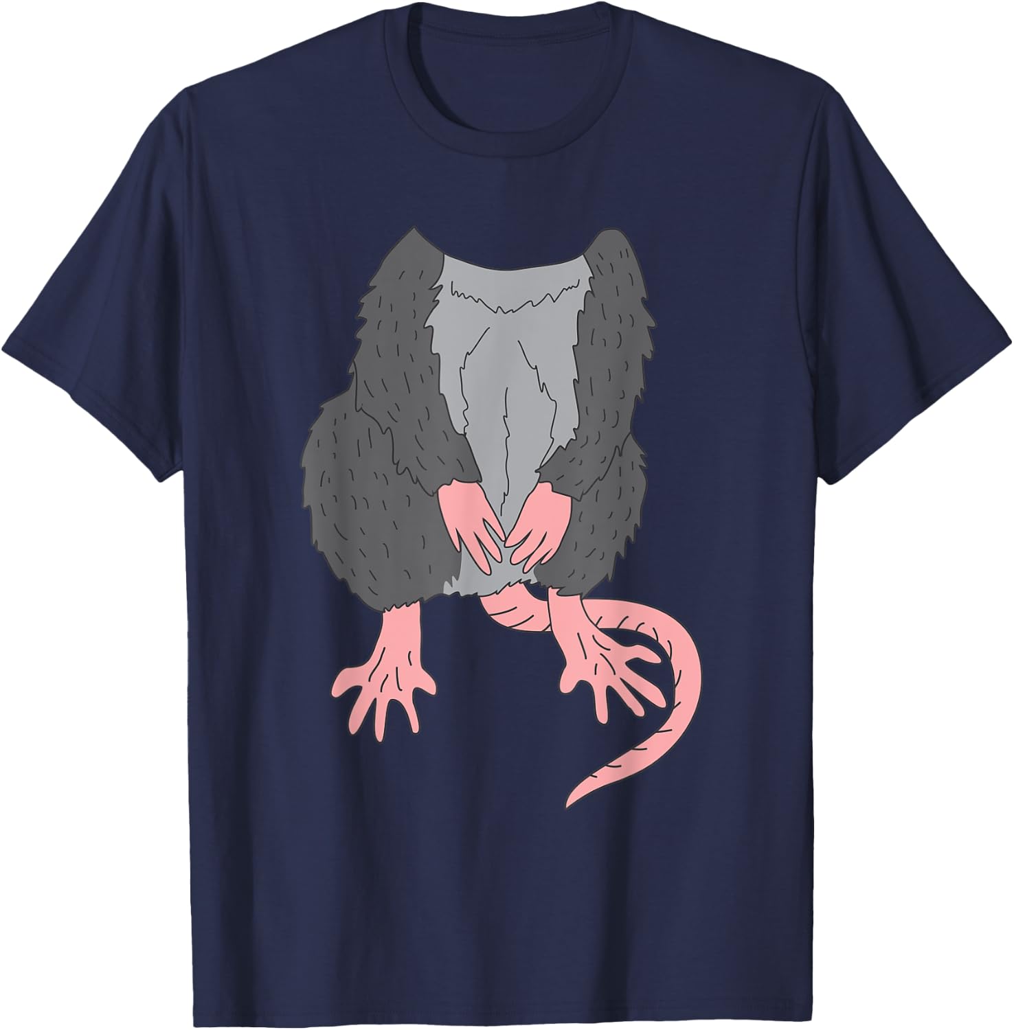 Headless Rat Funny Rat Lover Mouse Halloween T-Shirt - T-Shirt | Navy