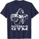 Silverback Gym Gorilla Weightlifting Workout Fitness T-Shirt - T-Shirt | Navy