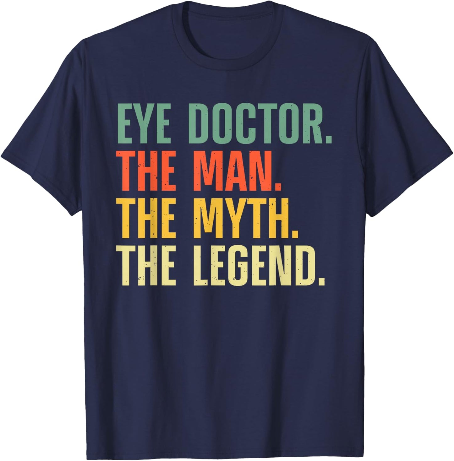 Cool Eye Doctor Art Dad Ophthalmologist Eye Surgeon T-Shirt - T-Shirt | Navy