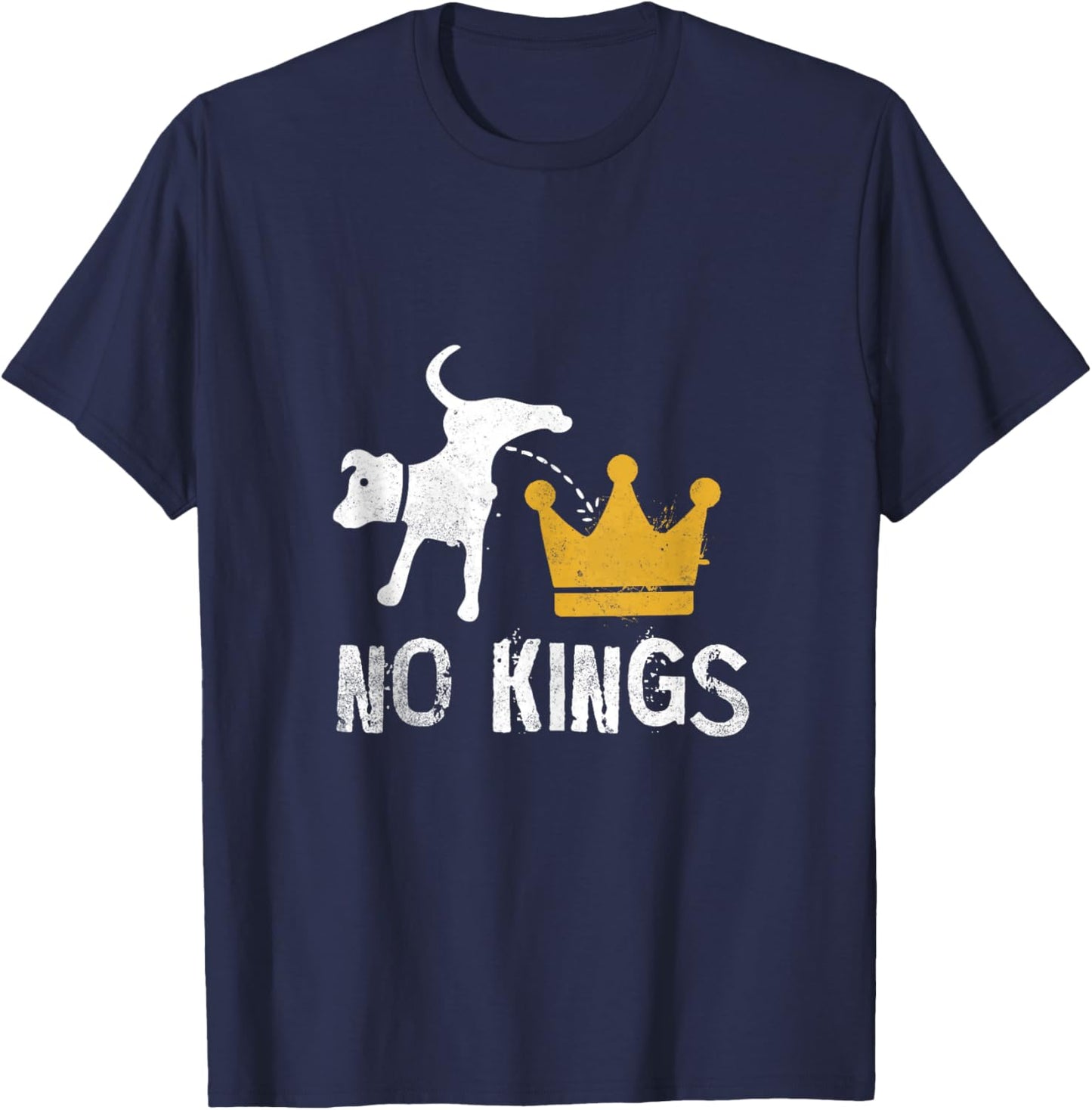 No Kings Dog T-Shirt - T-Shirt | Navy