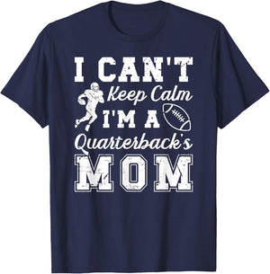 I'm A Quarterback Mom Of A Football Quarterback Mother T-Shirt - T-Shirt | Navy