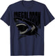 Megalodon shark lovers retro megalodons T-Shirt - T-Shirt | Navy