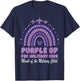 Purple Up for Military Kids, Rainbow Month of Military Child T-Shirt - T-Shirt | Navy