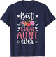 Best Great Aunt Ever Great Auntie T-Shirt - T-Shirt | Navy