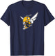 American International College AIC Yellow Jacket Fan T-Shirt - T-Shirt | Navy
