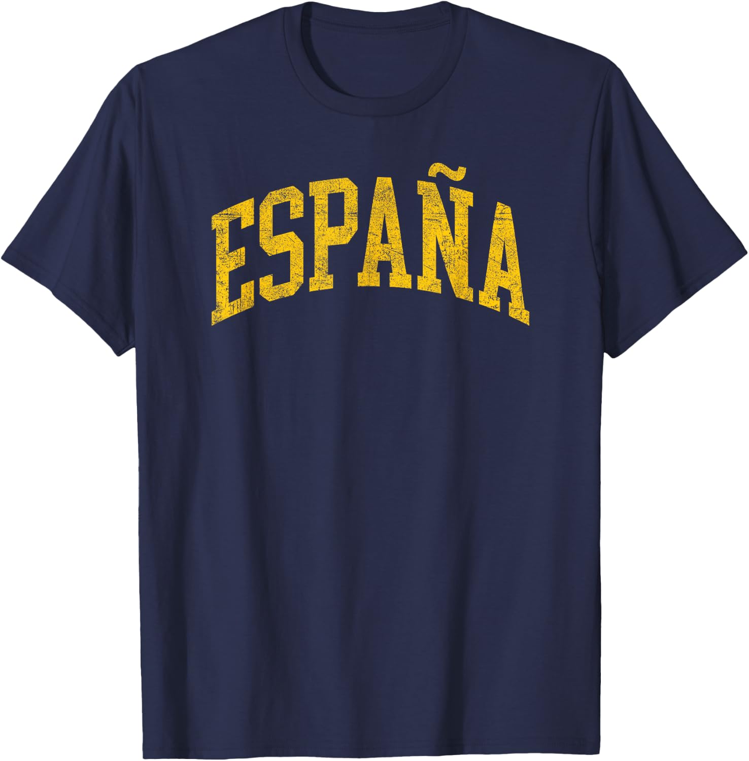 España Vintage Spain Flag Spanish Souvenir Espana T-Shirt - T-Shirt | Navy
