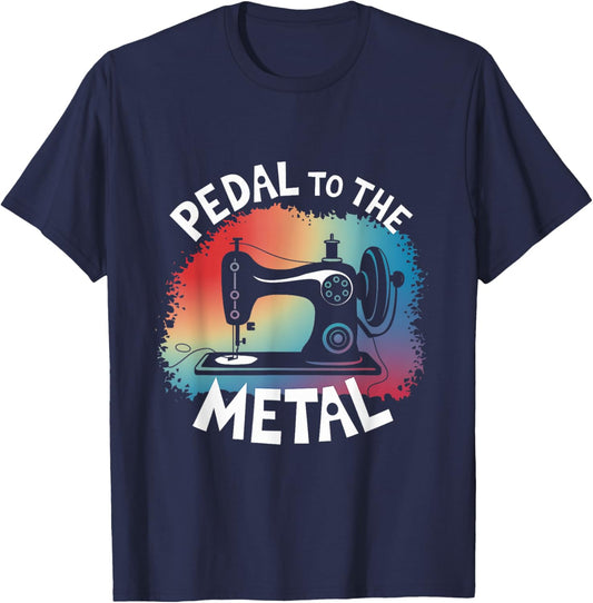 Sewing Quilting Knitting Quilters Sewer Women Girls T-Shirt - T-Shirt | Navy
