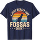 Fossa Madagascar Animal Design for a Fossa expert T-Shirt - T-Shirt | Navy