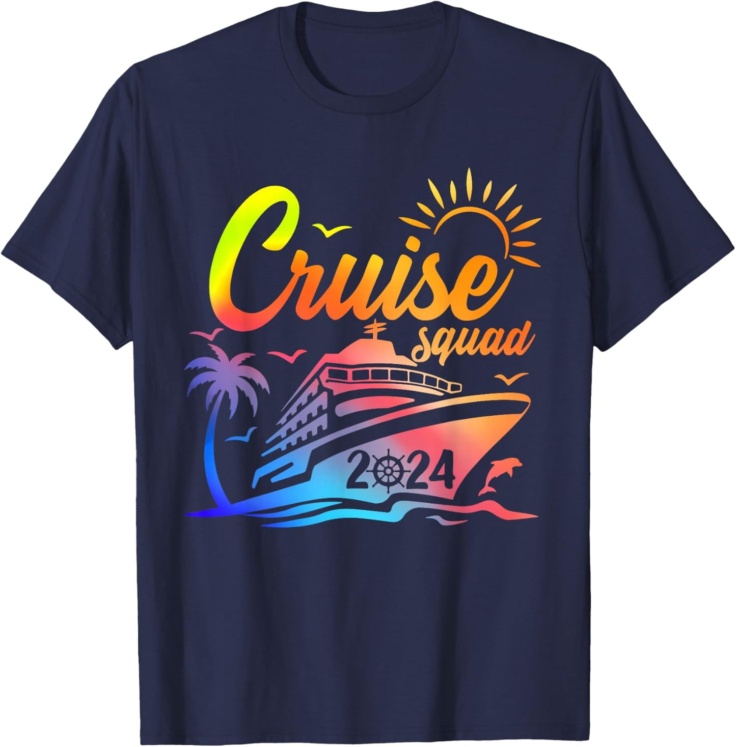 Cruise Squad My First Cruise 2024 Vacation Matching Family T-Shirt - T-Shirt | Navy