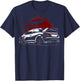 2015 Civic Type R EK Japanese Car T-Shirt - T-Shirt | Navy