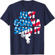 Just Gonna Send it American Flag Dirt Bike Motocross T-Shirt - T-Shirt | Navy
