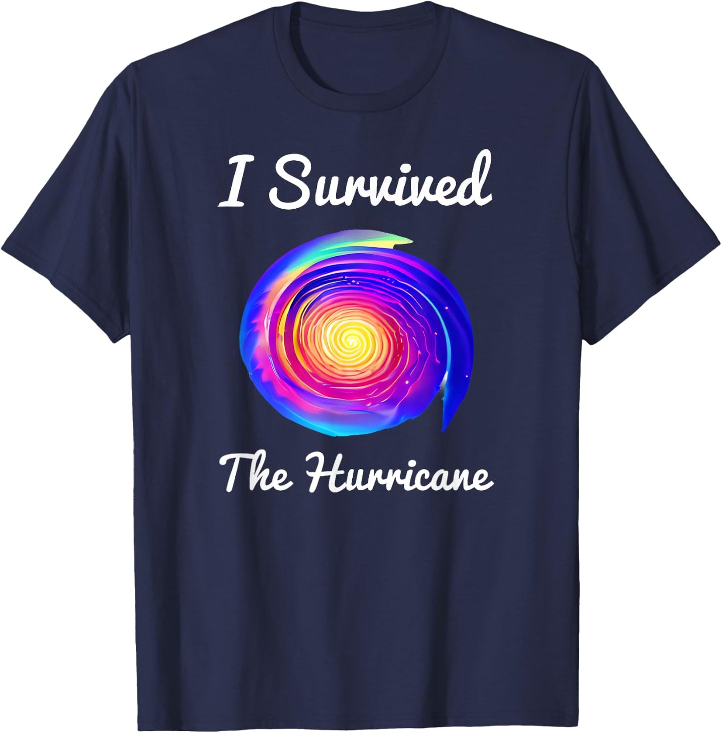 I Survived The Hurricane T-Shirt - T-Shirt | Navy
