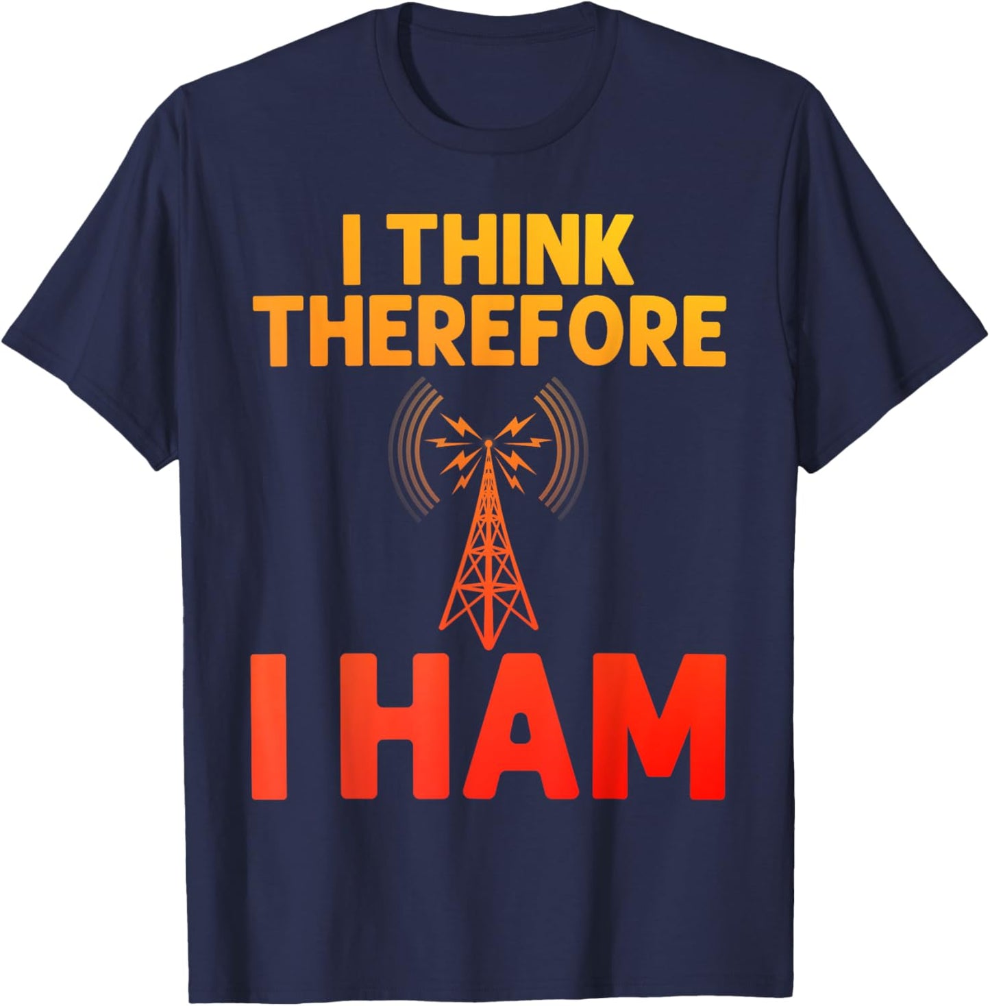 Cool Ham Radio Art Women Amateur Radio Ham Operator T-Shirt - T-Shirt | Navy