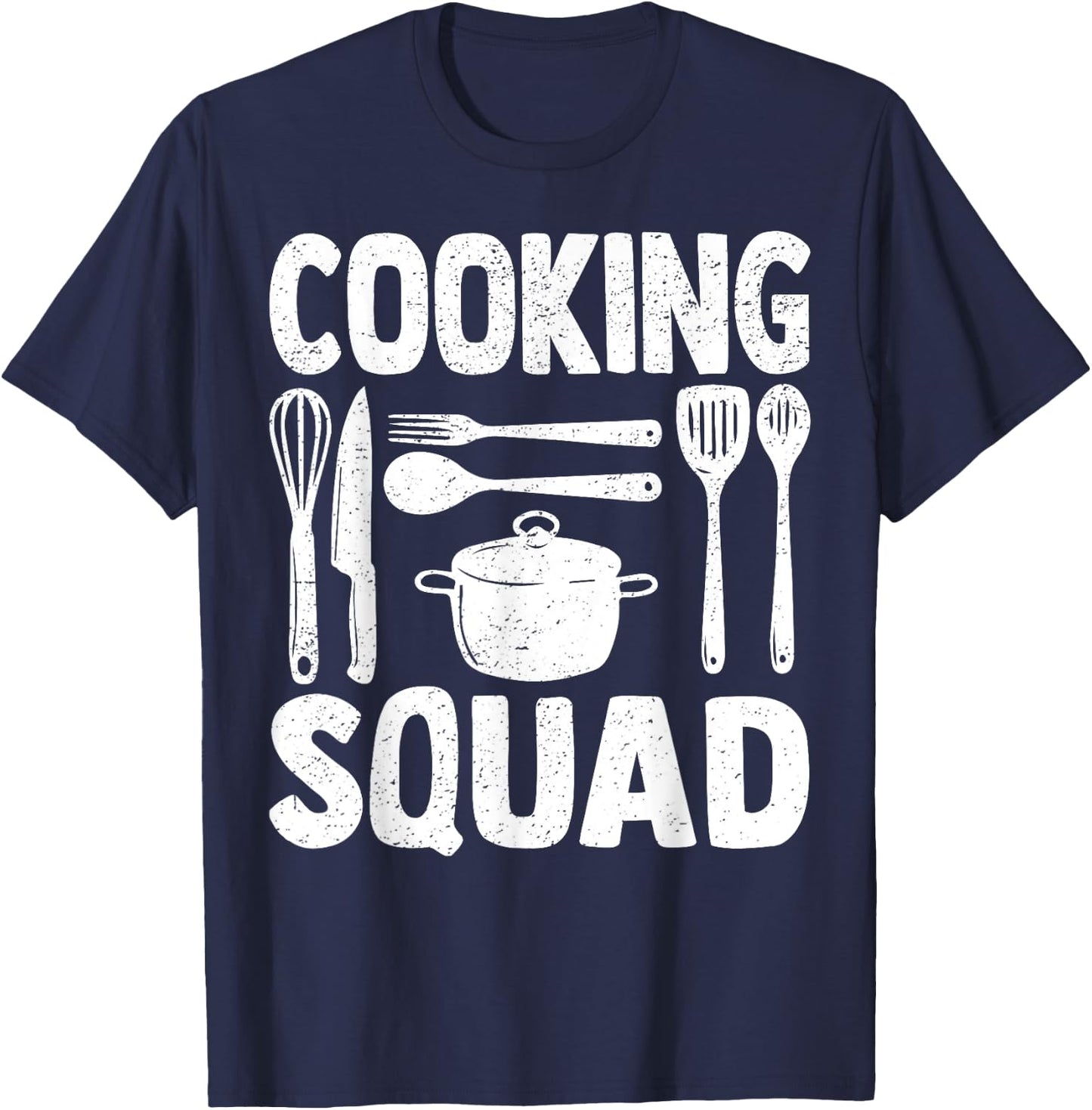 Cook Culinary Cooking Squad Team Kitchen Friends T-Shirt - T-Shirt | Navy