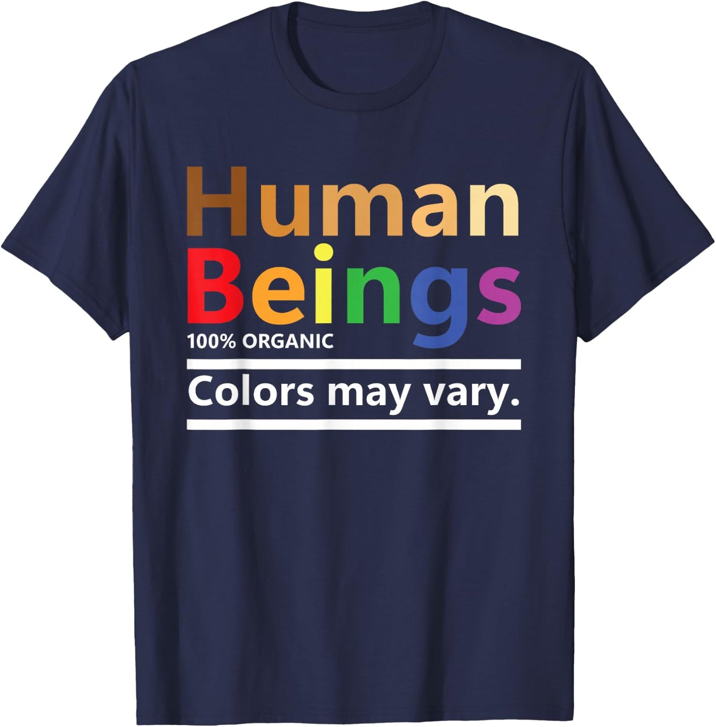 Human Being Definition Pride Rainbow Queer Gay CSD LGBTQ T-Shirt - T-Shirt | Navy
