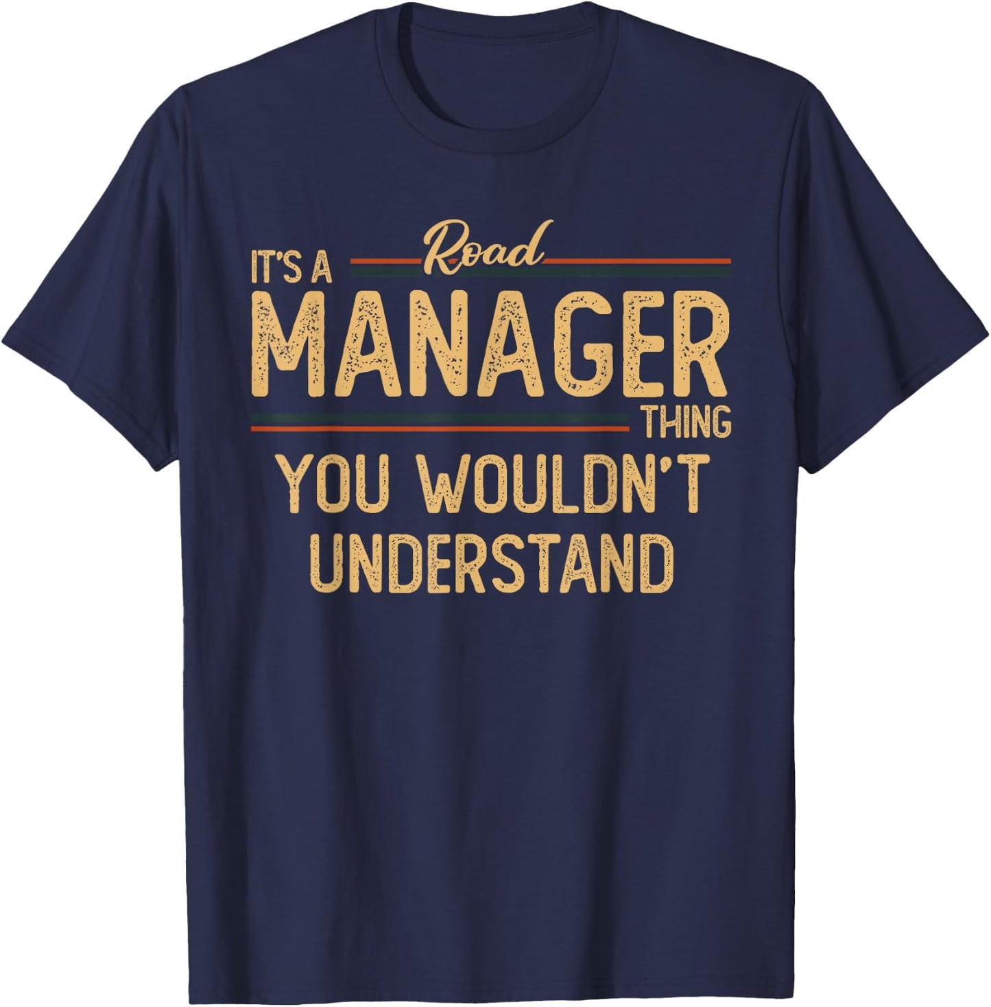 Road Manager T-Shirt - T-Shirt | Navy