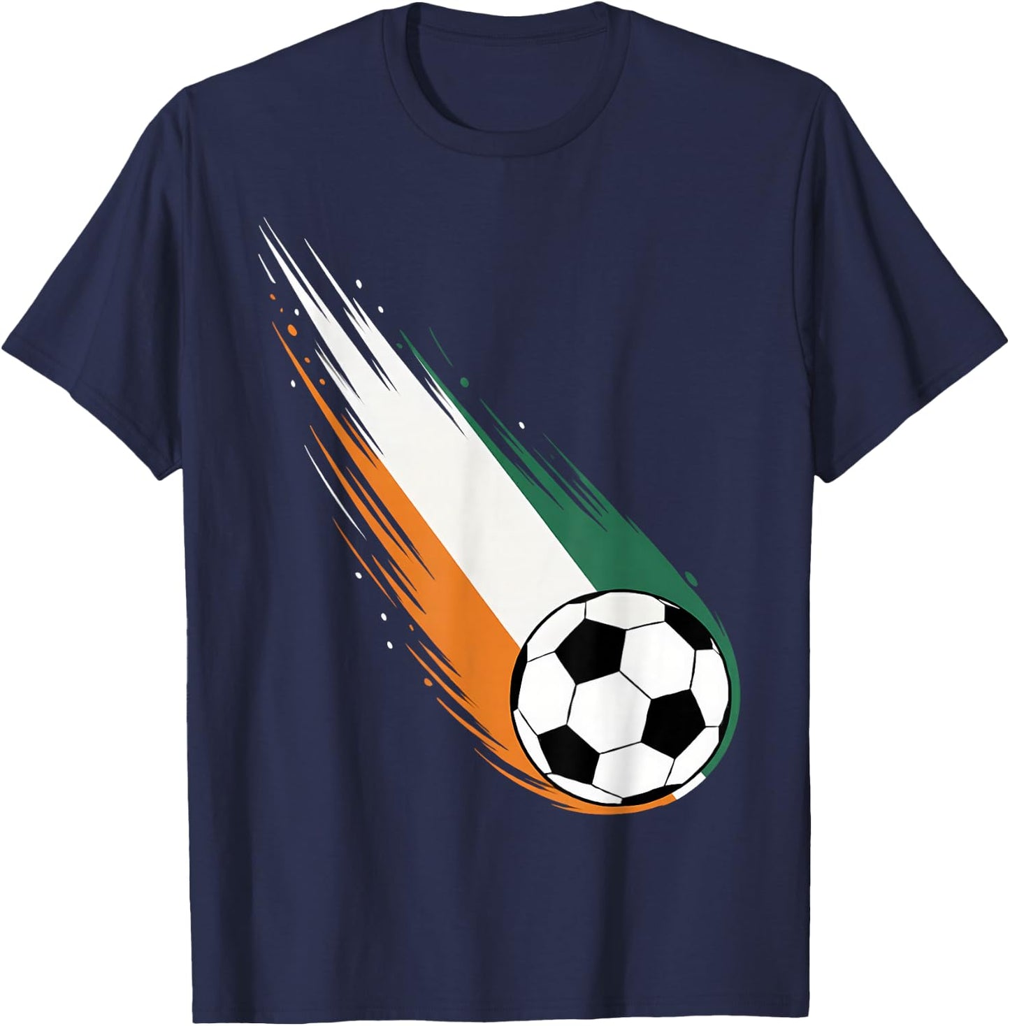 Ivory Coast Flag Graphic Ivory Coast Pride Heritage T-Shirt - T-Shirt | Navy