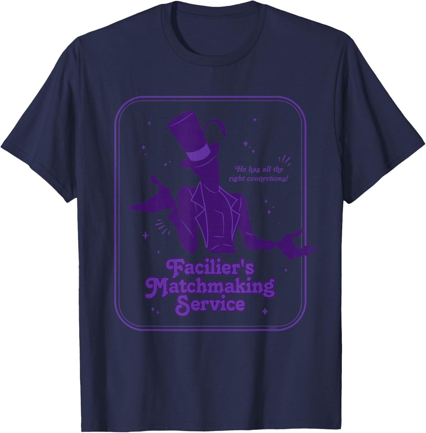 Disney Villains for Hire Facilier’s Matchmaking Service T-Shirt - T-Shirt | Navy