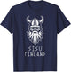 Vintage Viking of Finland Sisu T-Shirt - T-Shirt | Navy