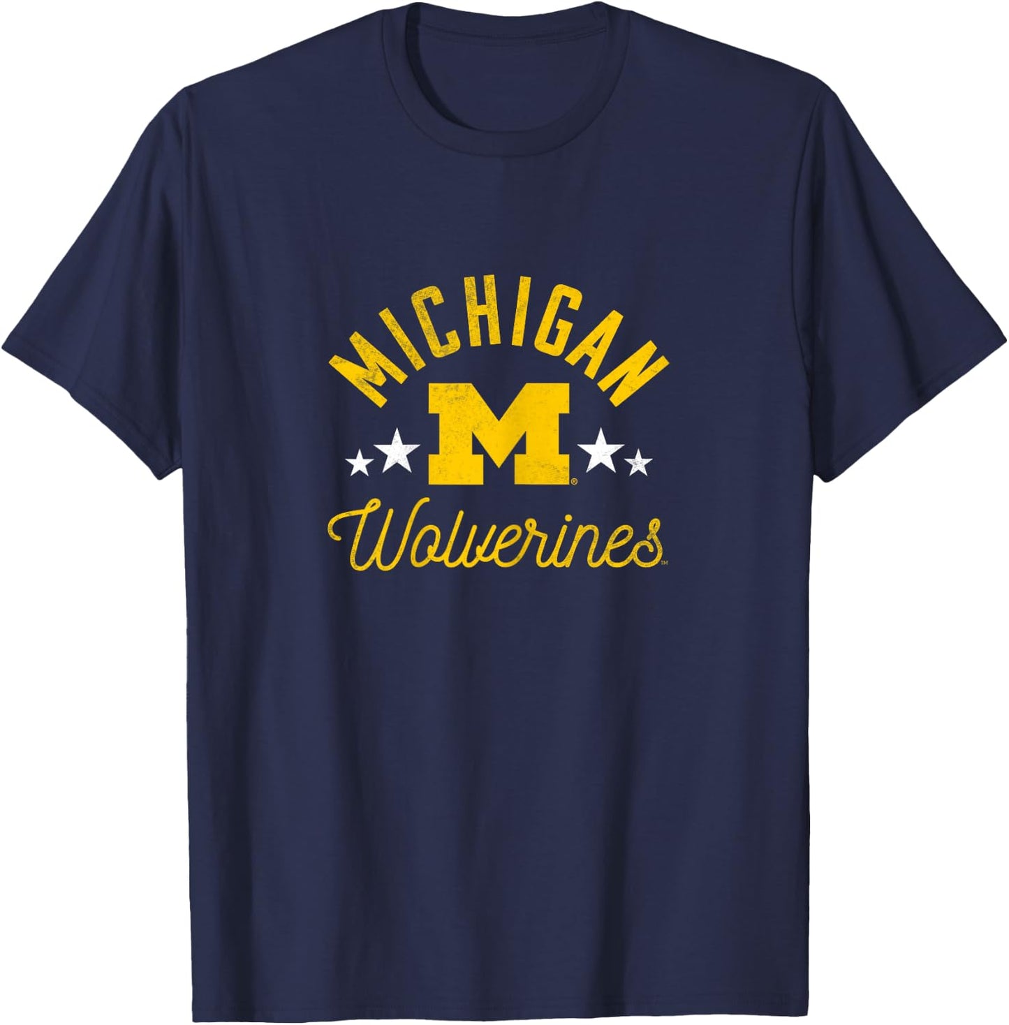 University of Michigan Wolverines U of M Wolverines T-Shirt - T-Shirt | Navy