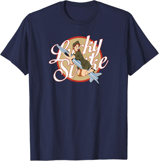 Lucky Strike T-Shirt - T-Shirt | Navy