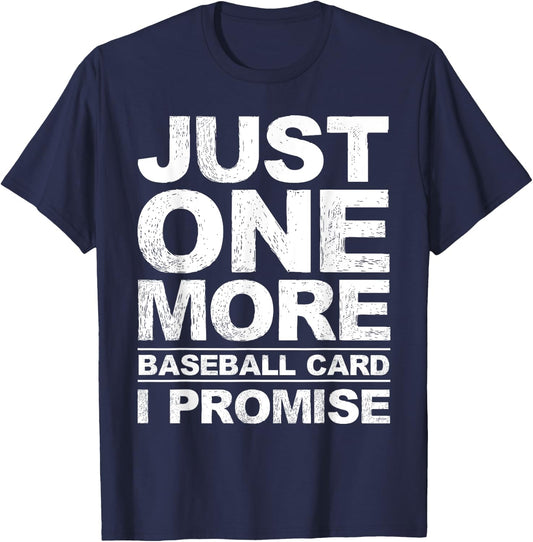 Funny Baseball Art For Baseball Card Collector Men Women Kid T-Shirt - T-Shirt | Navy