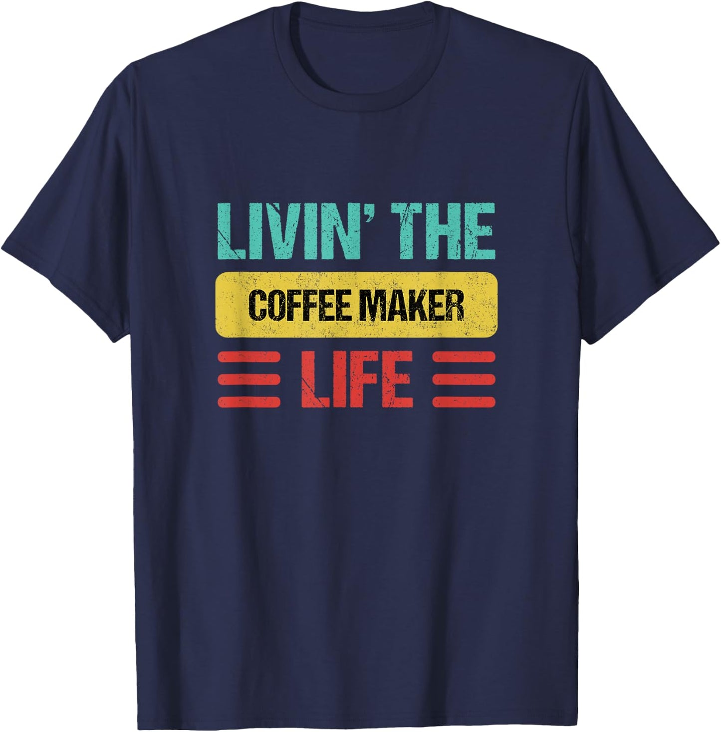 Coffee Maker T-Shirt - T-Shirt | Navy