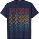 Retro Coffee Coffee Coffee Art Vintage Coffee Addicts T-Shirt - T-Shirt | Navy