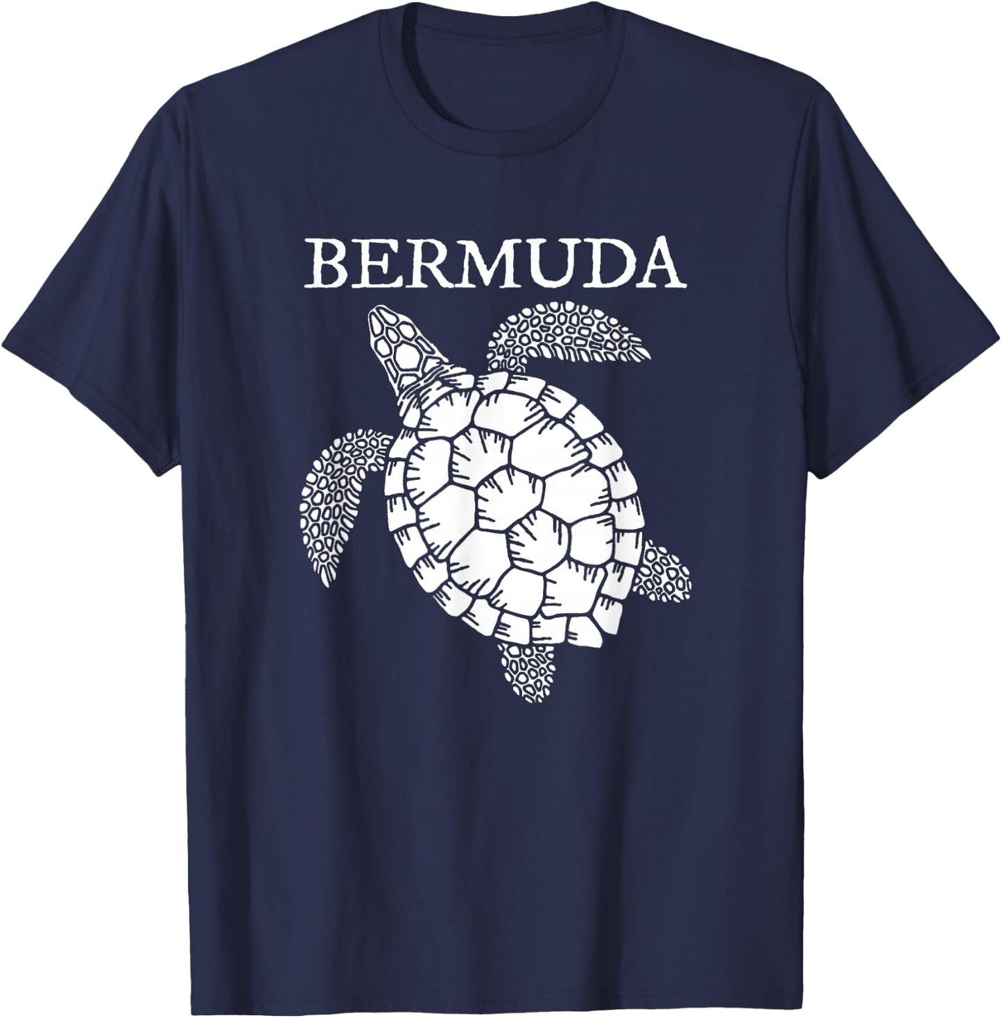 Bermuda Sea Turtle Girls Boys Toddler Souvenir T-Shirt - T-Shirt | Navy