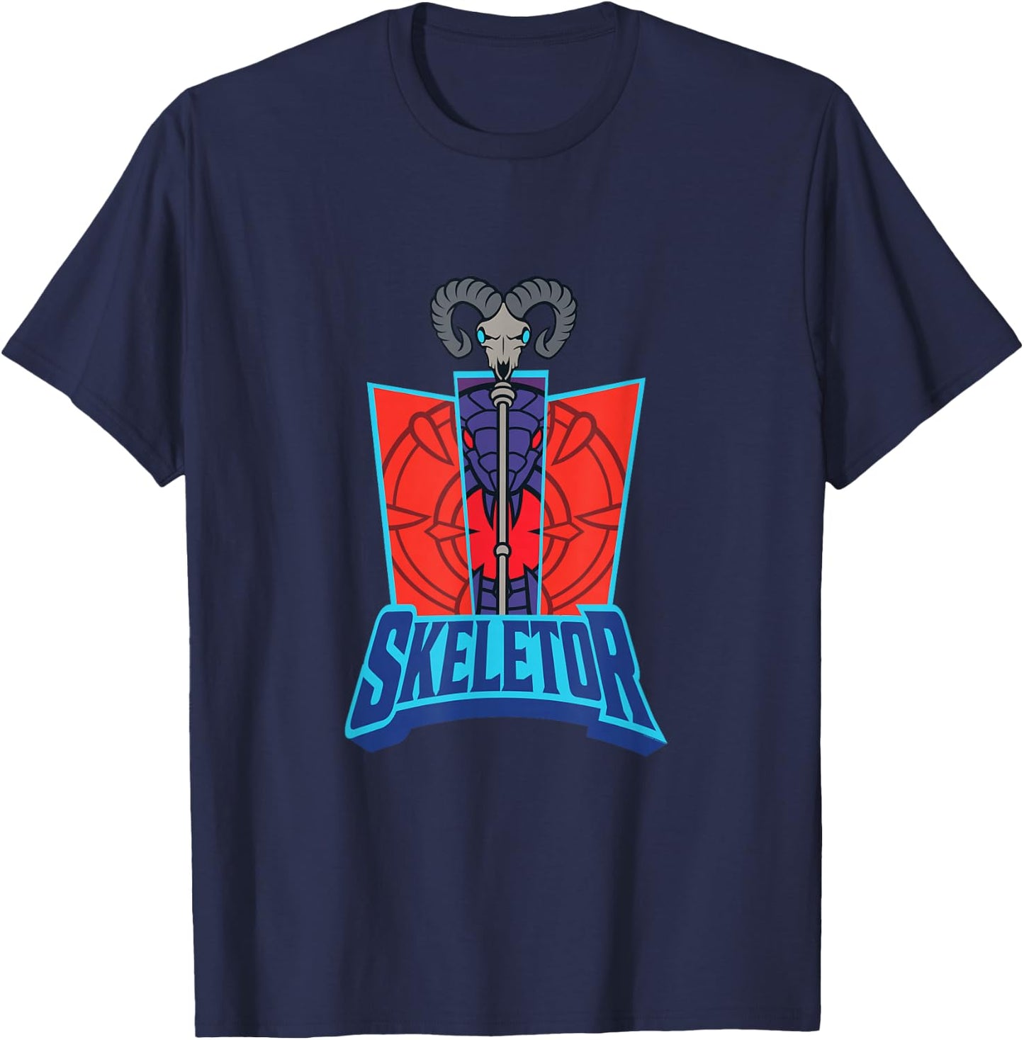 Masters of the Universe Skeletor Logo T-Shirt - T-Shirt | Navy