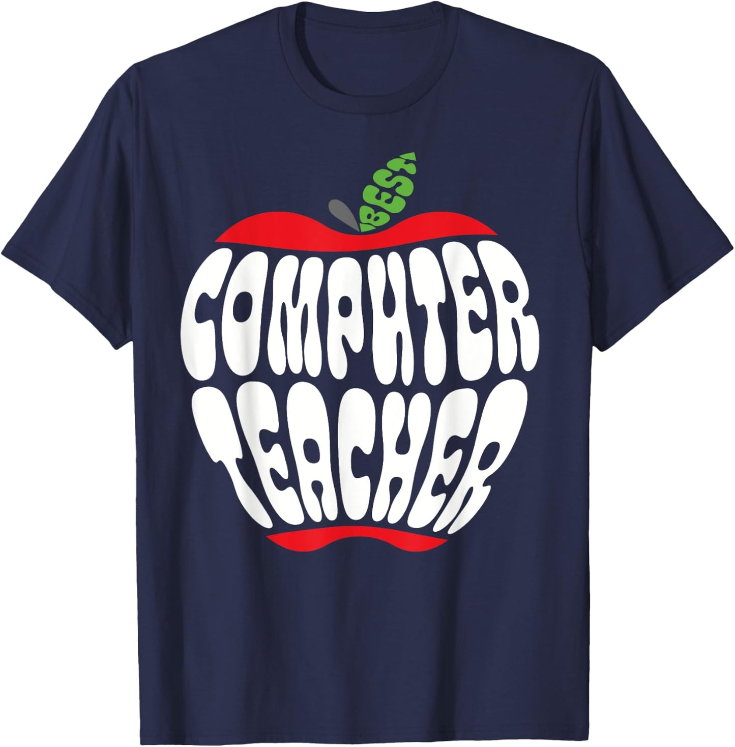 Computer Teacher Science IT Tech Technology Back To School T-Shirt - T-Shirt | Navy
