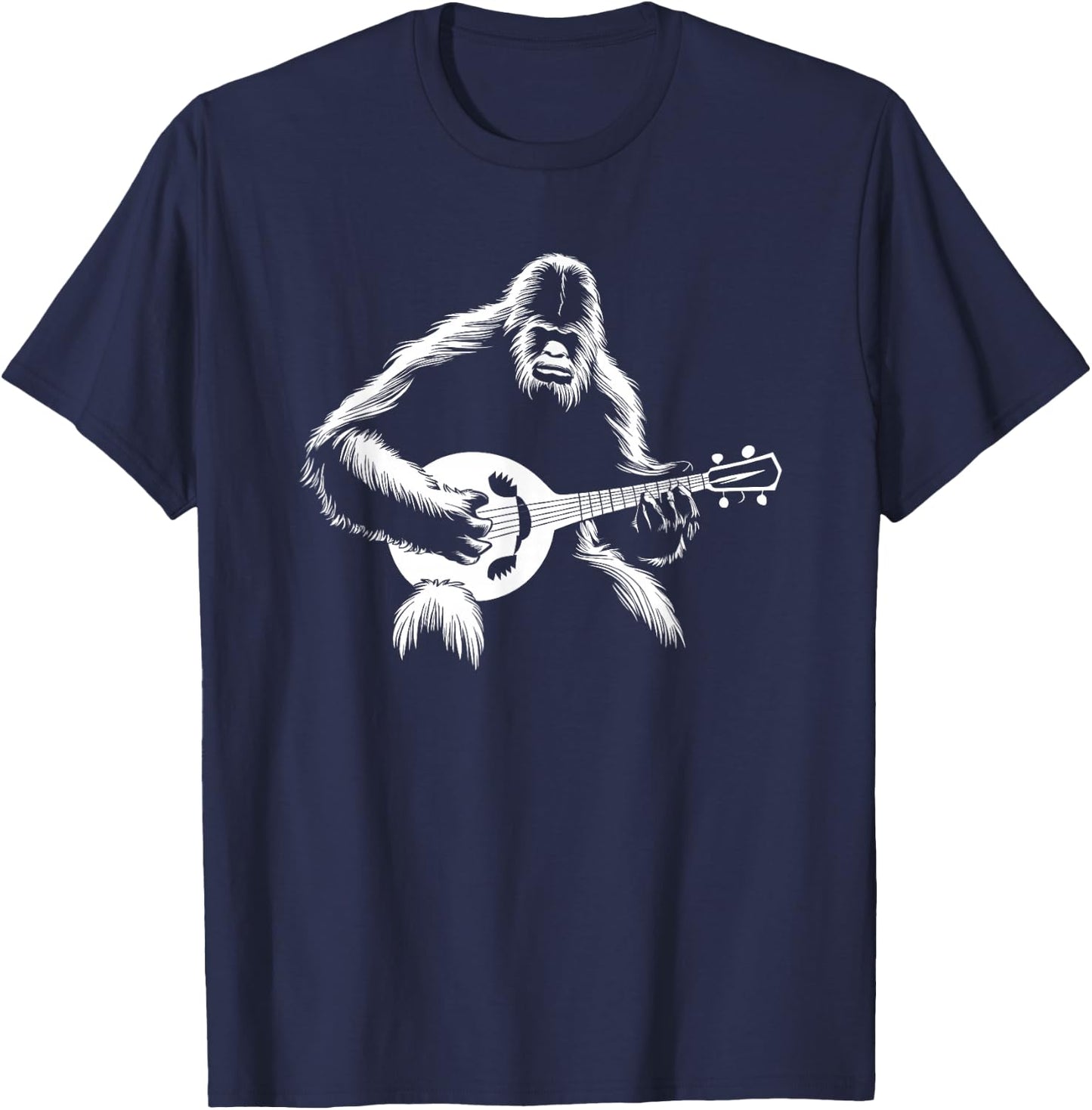 Bigfoot Bouzouki T-Shirt - T-Shirt | Navy