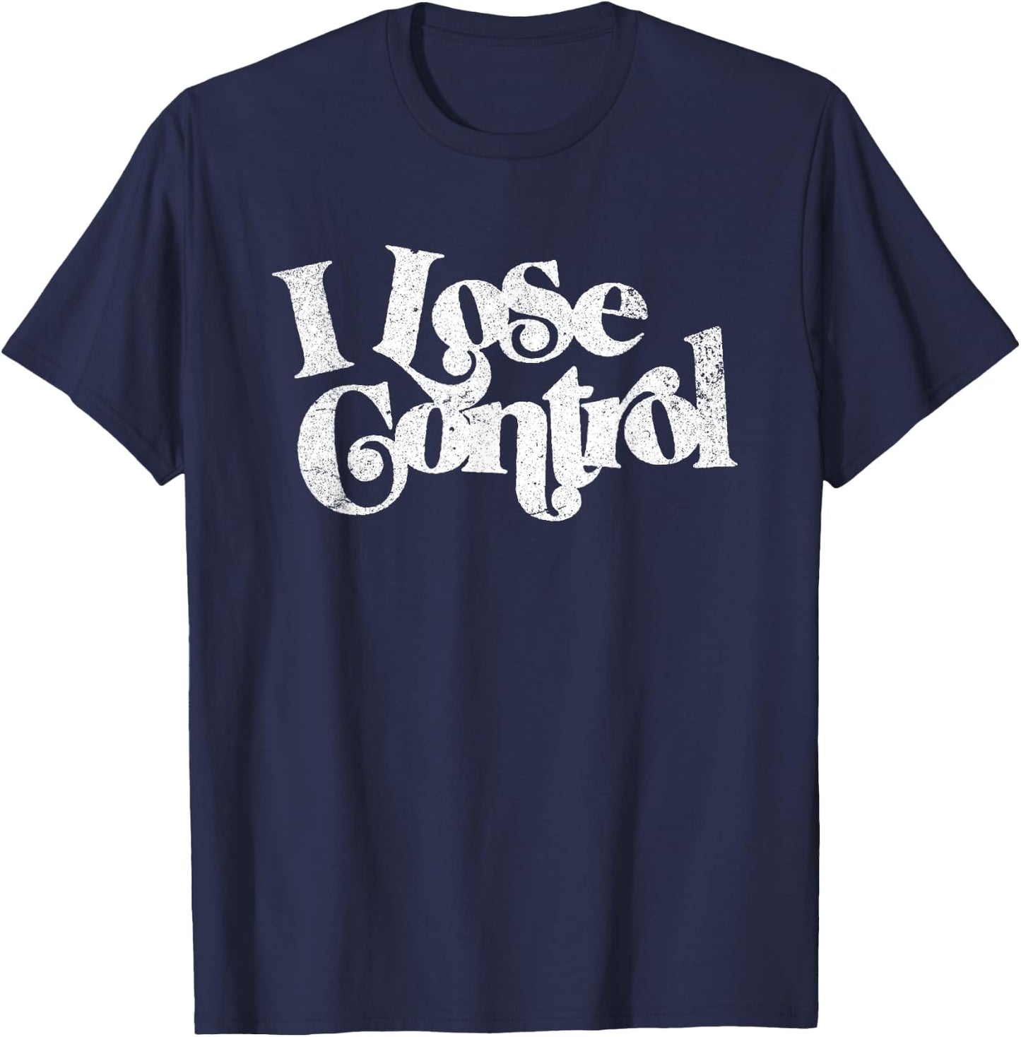 Teddy Swims I Lose Control T-Shirt - T-Shirt | Navy