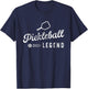 Paddle Pickleball Legend Funny Pickleball Player Vintage T-Shirt - T-Shirt | Navy