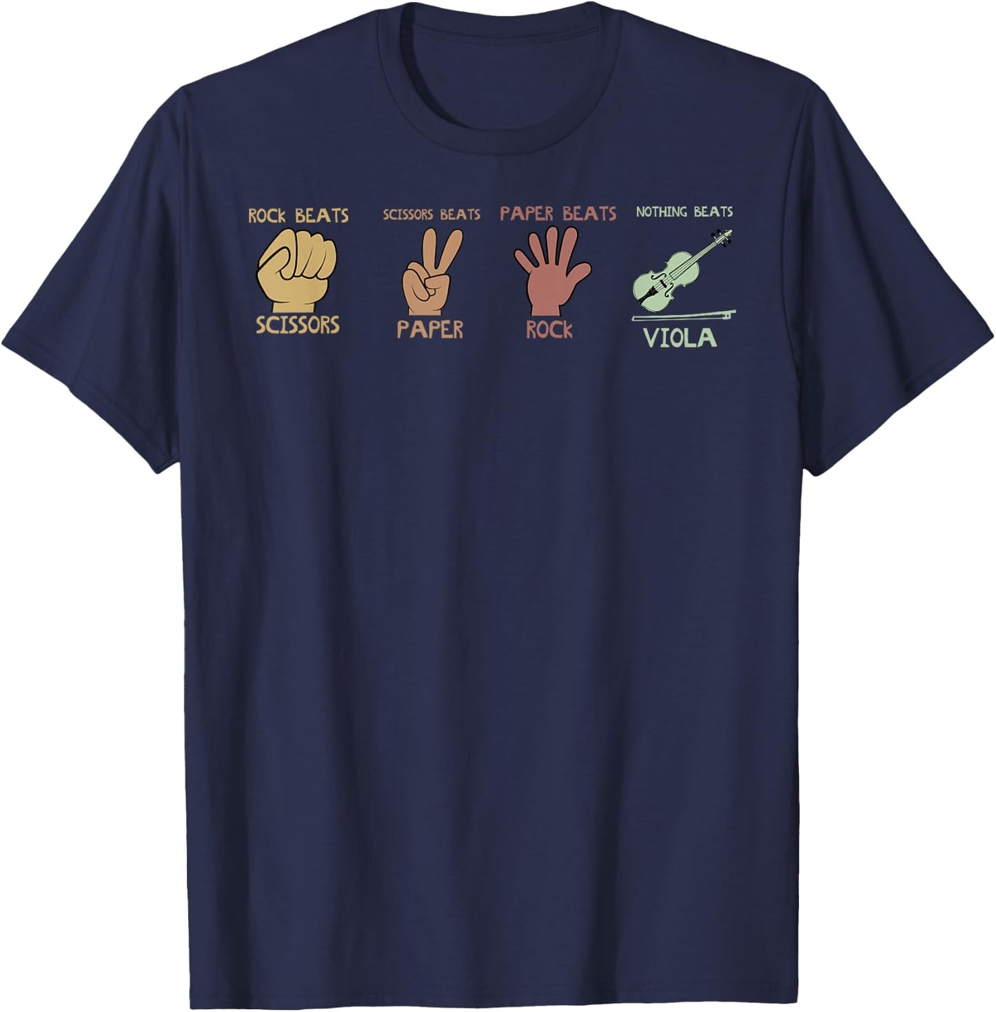 Funny Gift Viola Player Nothing Better than Viola T-Shirt - T-Shirt | Navy