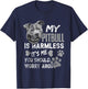 My Pitbull is harmless It's Me You Should Worry About Dog Women T-Shirt - T-Shirt | Navy