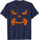 Gym Funny Pumpkin Fitness Halloween Weight Lifting Workout T-Shirt - T-Shirt | Navy