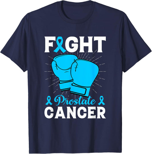 Fight Prostate Cancer T-Shirt - T-Shirt | Navy