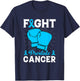 Fight Prostate Cancer T-Shirt - T-Shirt | Navy