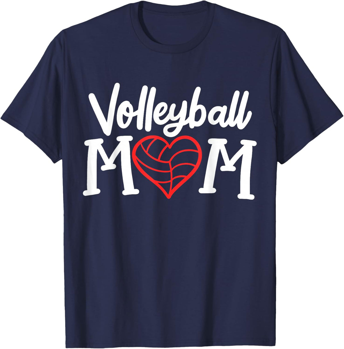 Volleyball Mom T-Shirt - T-Shirt | Navy
