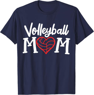 Volleyball Mom T-Shirt - T-Shirt | Navy
